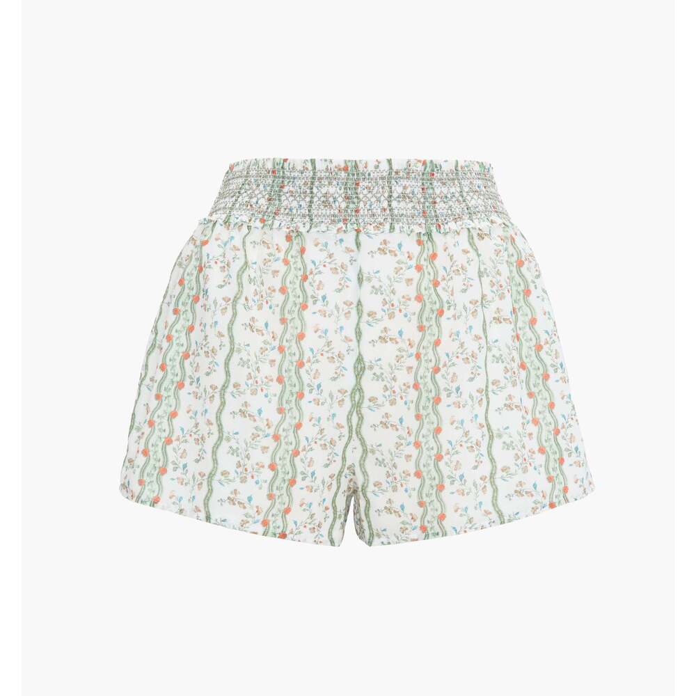 Hill House Home The Indra Shorts -  Green Provence Floral Size LGreen Provence F